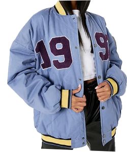 Veste de sport REBA SPORTS IMPEX pour femme, bleu marine, logo R blanc sur le devant, col pull-over, manches longues, légère, color-block - Product Image 1