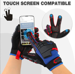 Gants de sécurité industriels TRP Impact, qualité professionnelle, protection anti-choc des phalanges, gants de travail robustes pour mécaniciens et travaux de construction - Product Image 4