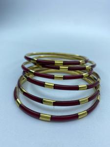 Trendy Resin and Brass Chudi <b>Set</b> | <b>Gold</b> Finish Stylish <b>Bangles</b> for Women | Wholesale Fashion Jewelry Manufacturer - Product Image 5