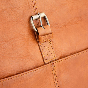 Sac à dos en cuir personnalisé léger, style vintage moderne, imperméable, portable, durable, avec fermeture éclair, souple, pour usage quotidien et extérieur, pliable - Product Image 5