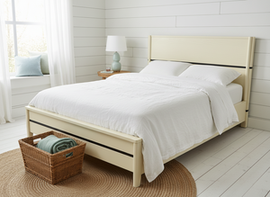 Premium Solid Wood Mango <b>Bed</b> <b>Bed</b> <b>Frame</b> for Bedroom Premium Quality Custom OEM ODM Handcrafted Export Quality Wood Furniture - Product Image 3