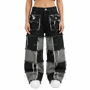 Pantalones de Pierna Ancha para Hombre, Corte Curvo, Personalizados, OEM, Venta al Por Mayor - Product Image 1