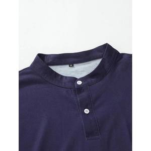 Polo de Golf de Manga Larga para Hombre, 100% Poliéster de Secado Rápido, Estilo Rugby, con Logotipo Bordado Personalizado, Diseño Liso - Product Image 5