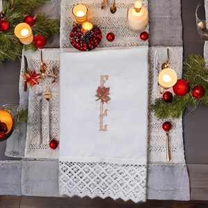 ผ้าเช็ดตัวลินินสำหรับแขกในวันฮาโลวีน FLL, ผ้าเช็ดมือสำหรับเทศกาลวันหยุด, ผ้าลินินคอตตอนดูดซับน้ำได้ดีสำหรับตกแต่งห้องครัวและห้องน้ำ - Product Image 4