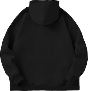 Sudadera con capucha y cremallera de un cuarto para hombre, de corte holgado y estilo oversize - Product Image 6