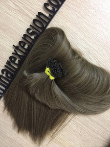 Extensions de cheveux I-Tip à double extrémité, 100% cheveux humains vierges Remy du Vietnam, 100g - Product Image 1