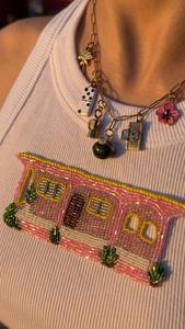 Tops de verano con bordado de cuentas para mujer, costura personalizada, tops con bordado de cuentas personalizadas para mujeres a la moda - Product Image 4