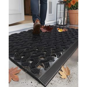 Tappetino da Esterno Super Resistente in TPE, Antivento, Ecologico, Inodore, con Connettori Antiscivolo, Tappeto di Benvenuto - Product Image 5