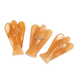 Vente en gros de sculptures semi-précieuses polies naturelles Agate Anges pierres précieuses Feng Shui taille personnalisée décoration de la maison écologique pour - Product Image 4