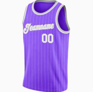Maillot de basket-ball personnalisé OEM, léger, en mesh respirant, uniforme d'équipe pour entraînements et matchs de basket-ball - Product Image 5