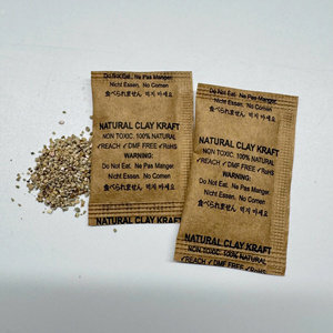 Desecante de arcilla pura de Vietnam, desecante de montmorillonita, paquete biodegradable de papel kraft para zapatos, tasa de absorción del 18-25%. - Product Image 3