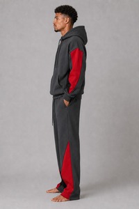 Servicios OEM, Chándal Informal de Invierno para Hombre, Hecho a Medida, 100% Algodón, Forro Polar, Anti-UV, Ligero, Frente Sólido, Talla Grande, Ecológico - Product Image 3