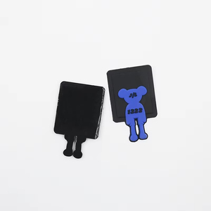 Parches Termoadhesivos de PVC con Logotipo Personalizado, Diseño 3D en Relieve, Rectangulares, Impermeables, Estilo Caricatura, para Ropa y Gorras - Product Image 3