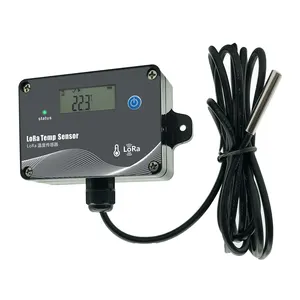 Transmisor de temperatura inalámbrico con sensor de temperatura y humedad LoRa para almacén