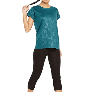 เสื้อยืดผู้หญิงแบบซับลิเมชั่น เสื้อผ้าฤดูร้อน สไตล์ทันสมัย ระบายอากาศได้ดี แห้งเร็ว เสื้อลำลอง ผลิตจากโพลีเอสเตอร์ - Product Image 6