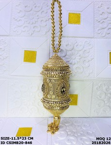 Pochette de soirée artisanale en métal Craftstages International, motif cœur perlé tendance, doublure en satin, fermeture à rabat - Product Image 2