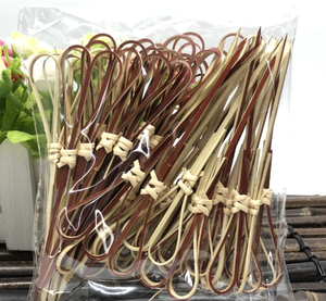 Palillos de Bambú Hechos a Mano para Cócteles, Palillos Decorativos Ecológicos para Bebidas, Decoración de Platos de Frutas y Servicio en Restaurantes - Product Image 2