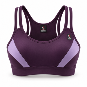 Sujetador Deportivo para Mujer, Tejido de Alta Elasticidad, Transpirable, Absorbe la Humedad, Ajuste Cómodo y con Soporte, Ropa Deportiva para Gimnasio y Fitness - Product Image 1