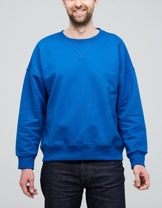 Sweat-shirt en molleton 100 % coton de qualité supérieure pour homme, avec logo personnalisé, 350 GSM, plusieurs options de couleurs, coupe classique – Meilleures ventes - Product Image 4