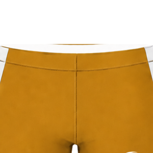 Shorts de football jaune moutarde, uniforme sportif, vêtements d'entraînement d'équipe, vêtements de sport personnalisés, vêtements de performance - Product Image 6