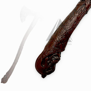 Hache à barbe professionnelle de haute qualité pour usage extérieur avec manche en bois pour la coupe du bois, couleur et taille personnalisables, vente en gros - Product Image 6