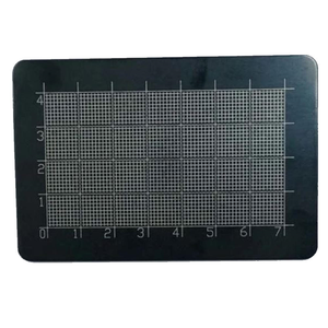 เครื่องมือผ่าตัดศัลยกรรมตกแต่ง SHEEN อลูมิเนียมกริด สีเงินบนพื้นดำ ของ Mahfooz - Product Image 1