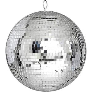 Alytimes Palla da Discoteca Argento da 8 Pollici, Decorazioni per Feste Divertenti e Accattivanti, Design per Grandi Feste, Forniture Promozionali per Feste - Product Image 1
