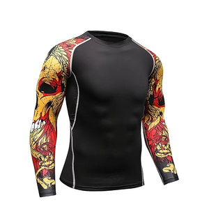 Meilleures Nouveautés : Rashguard Homme Personnalisé de Haute Qualité à Manches Longues en Spandex/Polyester, Respirant et Séchage Rapide, Service OEM, Quantité en Gros - Product Image 3
