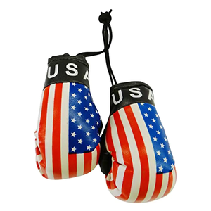 Mini gant de boxe décoratif en cuir PU souple et léger pour voiture, accessoire de rétroviseur - Product Image 6