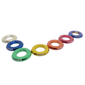 Arandelas de Aluminio 6061 CNC Anodizadas, Arandelas Planas Avellanadas M6 M8 M10, Arandelas Roscadas ISO para Ensamblaje Industrial - Product Image 1