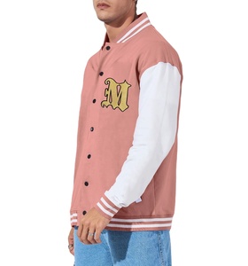 Veste varsity pour homme en laine de haute qualité avec manches en cuir, logo brodé en chenille personnalisé, grandes tailles, pour l'hiver - Product Image 5