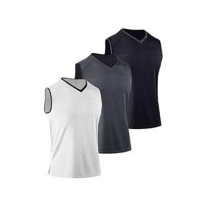 Camisetas sin mangas con logo personalizado para hombre, cuello tortuga, color sólido, ropa deportiva de compresión para fitness - Product Image 3