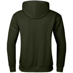 Sudadera con Capucha Verde para Hombre, Sudadera Premium con Capucha, Manga Larga, Estilo Casual Urbano, con Bolsillo Canguro, Forro Polar - Product Image 2