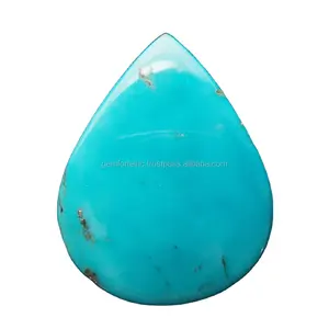 Natural Turquoise Pear Shape Cabochon AAA Grade High Quality Carat Gemstone Blue Turquoise Semi Precious Loose Cut Gemstones