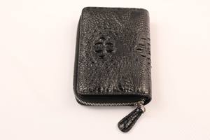 Portefeuille court en cuir véritable pour hommes de luxe en gros motif alligator couleur personnalisée de haute qualité du fournisseur du Vietnam - Product Image 2