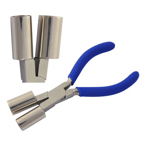 Double Cylinder 160mm Bracelet Bending Pliers Matt <b>Foam</b> Handles W/out Spring Lap Joint Circlip Crimping Wire Stripper OEM - Product Image 1