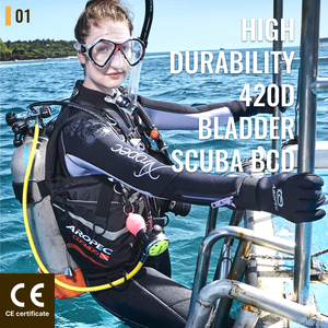 เสื้อชูชีพดำน้ำแบบ BCD สไตล์ Aropec ผลิตตามแบบ OEM ODM พร้อมโลโก้สั่งทำพิเศษ ทำจากไนลอนทนทาน สำหรับศูนย์ดำน้ำและโรงเรียนสอนดำน้ำ - Product Image 2