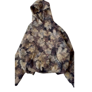 Custom Camouflage Pullover <b>Hoodies</b> High Quality Streetwear Oversized Cropped Boxy Camo Hoodie <b>Men</b> s Clothing - Product Image 5