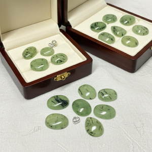 Precio de Fábrica, Piedras Sueltas de Prehnita Natural Certificada por IGI, Verde Negro 6mm, Para Fabricación de Joyería, Venta al Por Mayor, Suministro para Compradores Industriales - Product Image 2