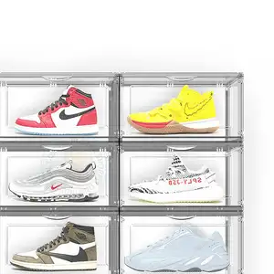 PS Stackable Sneaker Shoe Storage Box For Shop
