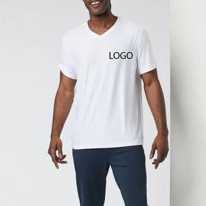 Chemise Tendance Col V Classique Style Minimaliste Pour Acheteurs en Gros Design Tendance Pour Hommes Collection Été Décontractée 2026 - Product Image 1