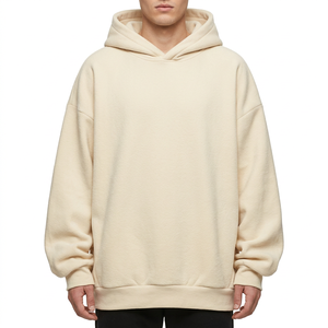 Sudadera con Capucha Personalizada de Mezcla de Algodón 300 GSM, Sudadera Holgada para Mujer, Marcas de Moda Urbana, Minoristas de Boutiques - Product Image 2