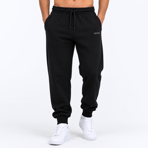 Pantalon de survêtement personnalisé 100 % coton de haute qualité pour hommes, respirant, coupe ample, jambe droite, style jogging, vente en gros OEM - Product Image 5