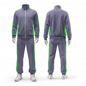 ชุดวอร์มซับลิเมชั่นแบบกำหนดเอง ชุดกีฬาวิ่งออกกำลังกาย ระบายอากาศได้ดี ผลิตจากโพลีเอสเตอร์ ชุดฟิตเนส ผู้ผลิต OEM - Product Image 4