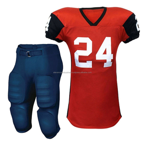 Uniforme de fútbol americano de último diseño para jóvenes y adultos, conjuntos transpirables de talla grande con nuevo estilo de sublimación a precio mayorista - Product Image 4