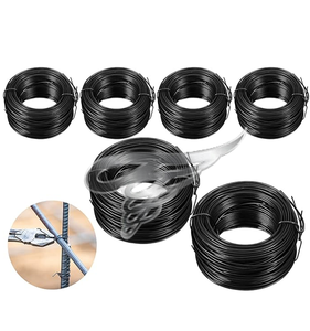 1.2mm補強コイルブラックアニードスチールタイワイヤー - Product Image 1