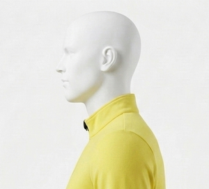 เสื้อถักไหมพรมสีเหลืองสำหรับผู้ชาย แขนยาว คอตั้ง ซิปหน้า โลโก้ด้านหน้า ทรงปกติ สีพื้น เรียบหรู ระบายอากาศได้ดี เหมาะสำหรับใส่ในฤดูใบไม้ร่วง - Product Image 5