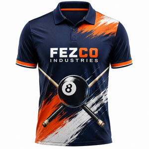 Camiseta Deportiva Transpirable de Secado Rápido para Hombre, Personalizada con el Logotipo del Equipo, Tejido de Punto Sólido, para Billar - Product Image 5
