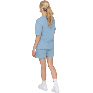 Ensembles deux pièces pour femmes, été, logo personnalisé, manches raglan de haute qualité, sweats à capuche courts zippés, ensembles courts pour femmes, ensembles de détente deux pièces - Product Image 4