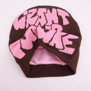 Gorro de Punto Personalizado, Transpirable, Impermeable, 100% Acrílico, Sin Puño, Ajustable, para Playa, con Logotipo Completo - Product Image 2